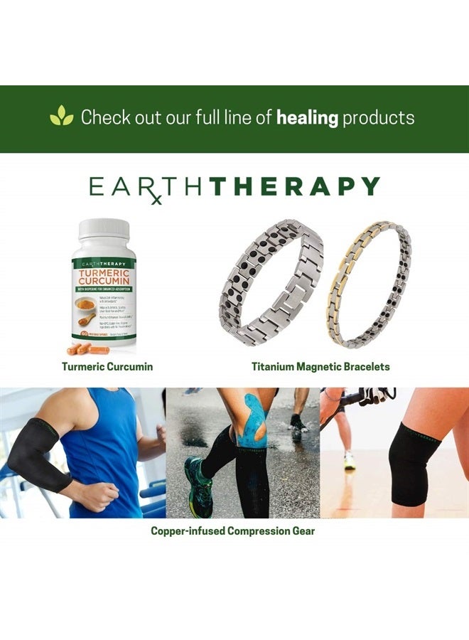 EARTH THERAPY , The Original Pure Copper Magnetic Ring and Bracelet Set for Joint Pain Relief - Slim Minimalist Style - Adjustable - For Men and Women  - Image 5