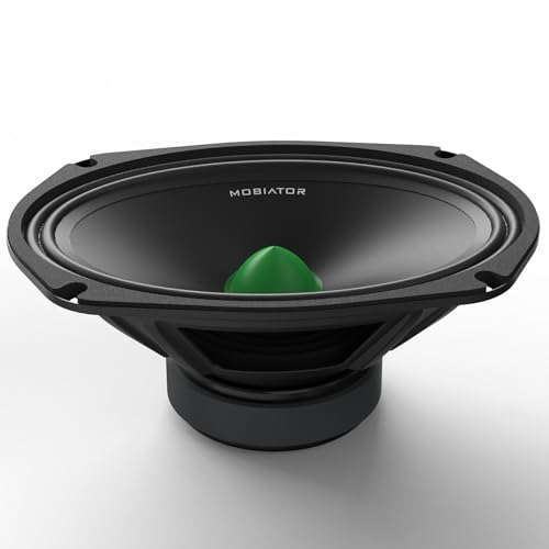 mobiator Audio Midrange Loudspeakers MB-M694 6×9 1000W Max, 4 Ohms High Efficiency Car Audio Door Speakers for Car or Truck Stereo Sound System-Black (2 Speakers) (MB-M694) - Image 2