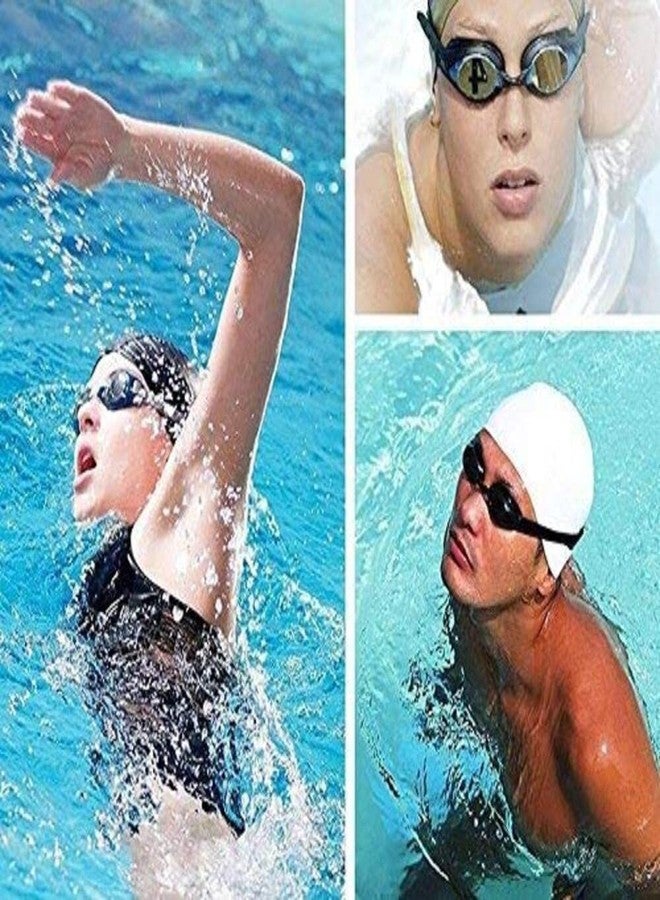 EKAN Swimming Goggles Anti Fog Uv Protection Lenses Swim Goggles No Leaking Easy To Adjust For Beginner Comfortable For Adults Women Men Kids With Ear Plugs (Black) - Image 3