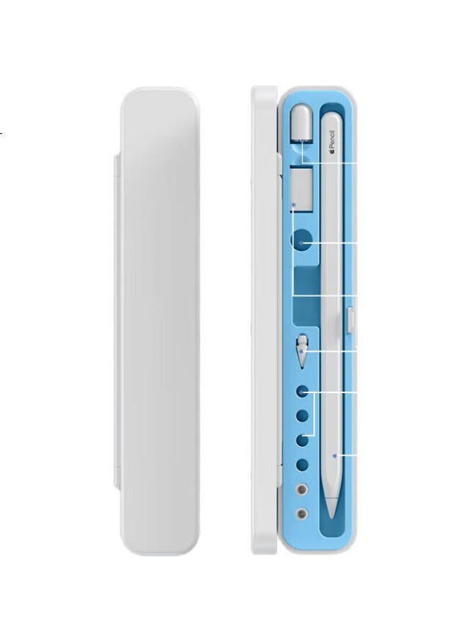 Australian Wave حافظة قلم ستايلس Aolang مناسبة لهواوي M-Pencil 3 ستار فلاش، قلم لمسي هواوي M-Pencil الجيل 1/2/3، دعم داخلي من السيليكون الناعم، حافظة تخزين مضادة للصدمات، لون أزرق فاتح - Image 3