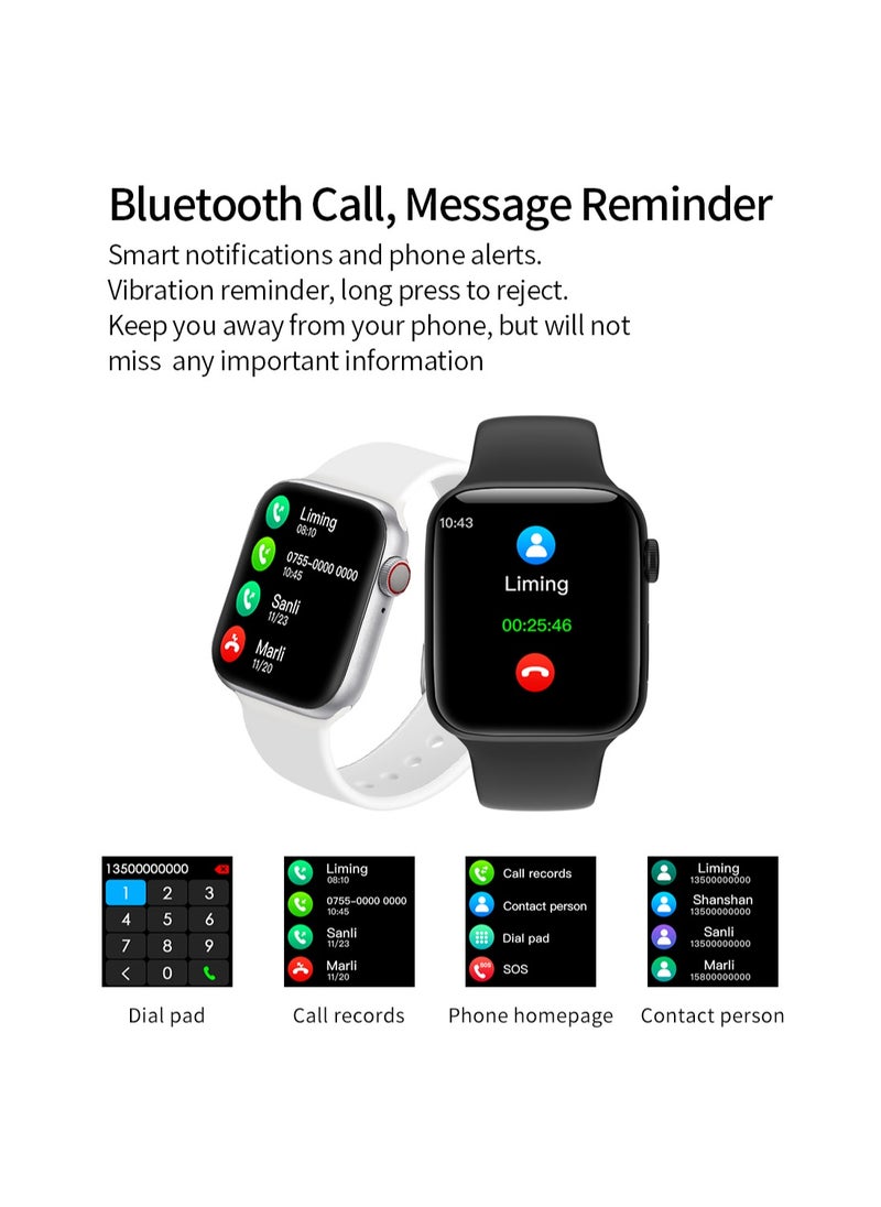 Kumi KU1 Pro Smart Watch 1.69 inch Sport Heart Rate Sleep Monitor Bluetooth Calling for iOS Android  - Image 4
