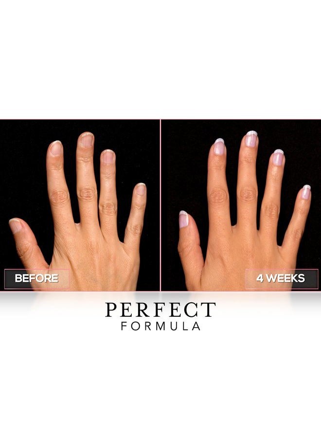 Perfect Formula طلاء جل شفاف - مقوي الأظافر، علاج الكيراتين، طلاء أظافر شفاف - مقوي للأظافر التالفة - صنع في الولايات المتحدة الأمريكية .60 أونصة سائلة - Image 4