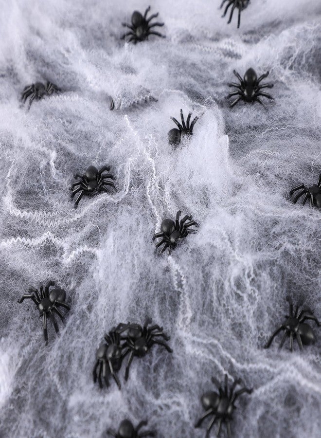 OZIO Halloween Decorations - 200 Pcs Mini Plastic Spiders & Bats for Creepy Scary Prank Toys & Insect Toys Halloween Miniatures - Image 3