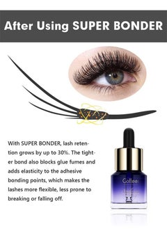 GOLLEE Super Bonder for Lash Extensions Eyelash Bonder 15ML Speed Up Cure Time for Low Humidity and Slow Drying Adhesive Maximise Lash Retention Accelerator Cure Solution Lash Superbonder  - Image 3