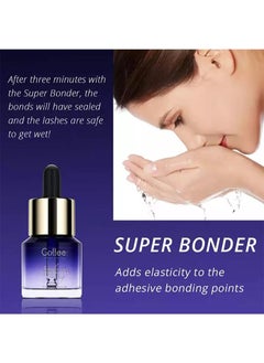 GOLLEE Super Bonder for Lash Extensions Eyelash Bonder 15ML Speed Up Cure Time for Low Humidity and Slow Drying Adhesive Maximise Lash Retention Accelerator Cure Solution Lash Superbonder  - Image 5