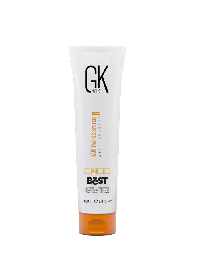 GK Hair The Best 100Ml Smoothing Keratin Hair Treatment - Professional Brazilian Complex Blowout Straightening For Silky Smooth And Frizz Free Hair  - Image 1
