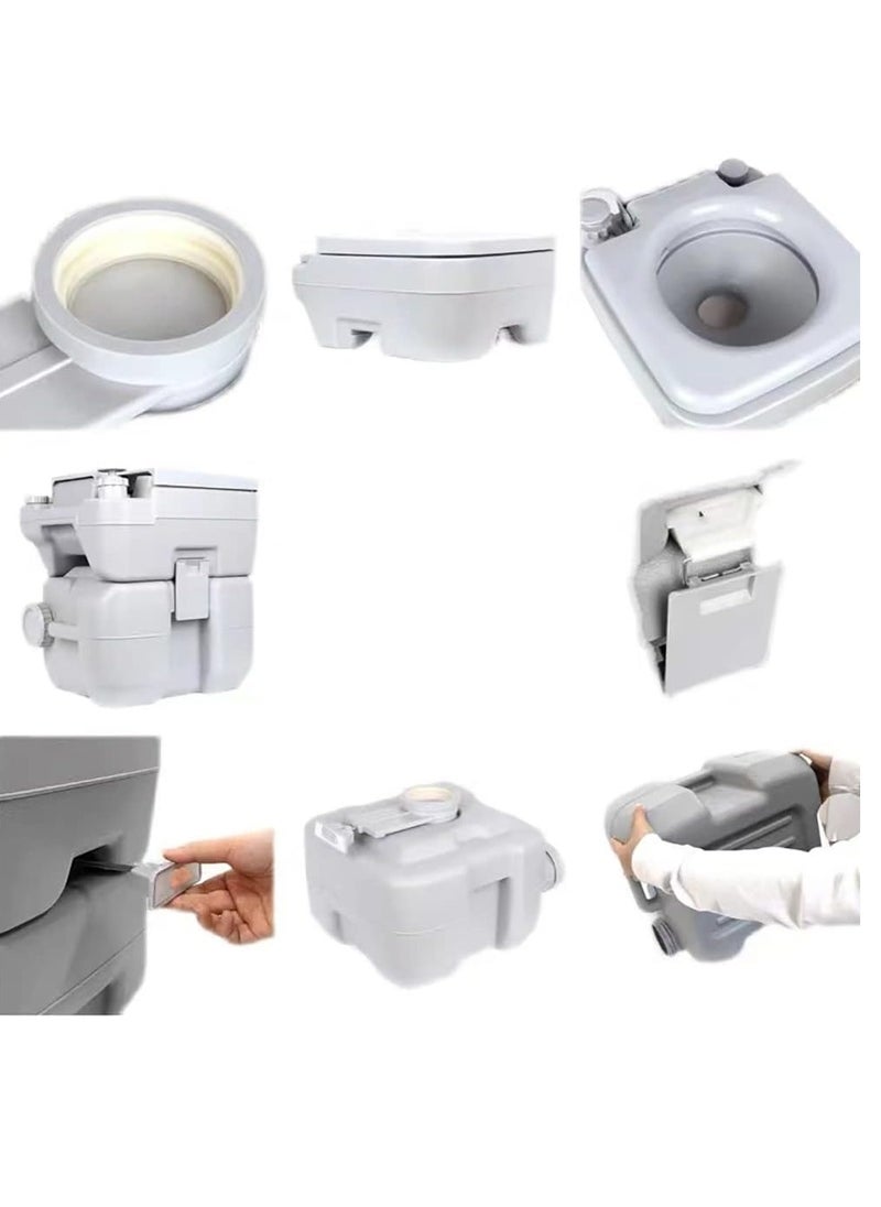 Generic RV mobile toilet, car toilet, adult maternity toilet, flushable body, car mounted deodorization portable toilet  - Image 4
