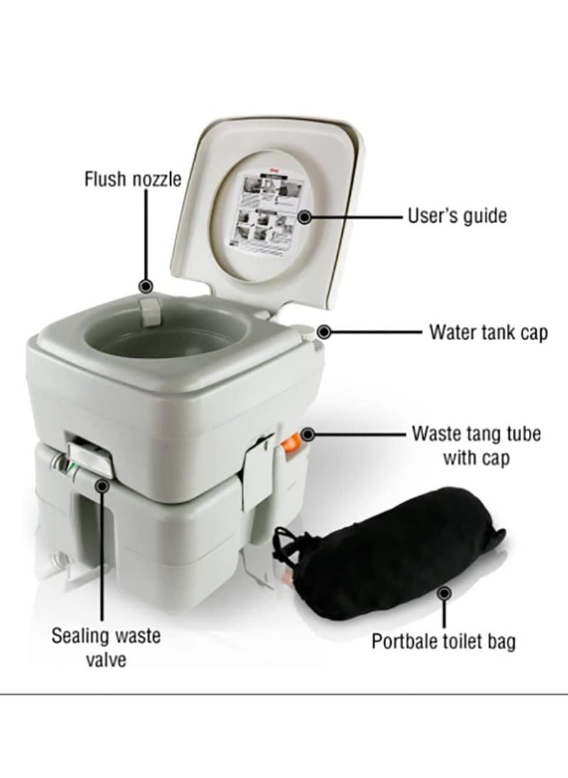 Generic RV mobile toilet, car toilet, adult maternity toilet, flushable body, car mounted deodorization portable toilet  - Image 2