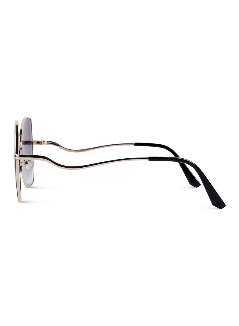 Woggles Latest & Stylish UV Protected Black Oversized Sunglasses for Women - Image 5