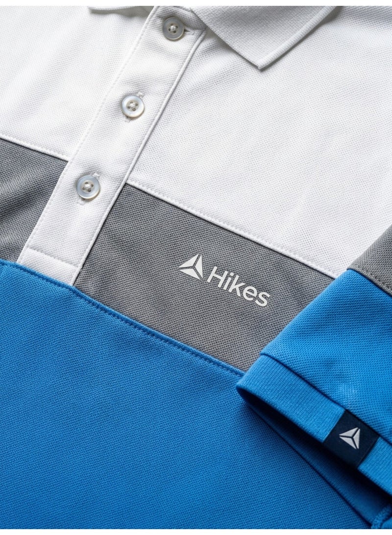 Hikes Premium Polo T Shirt Stretch Fit Breathable Stylish Everyday Smart Casual Wear - Image 4