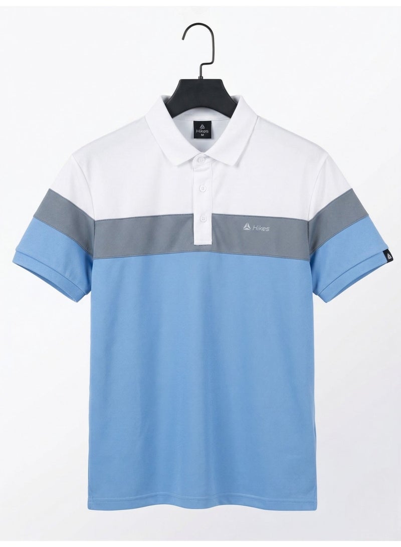 Hikes Premium Polo T Shirt Stretch Fit Breathable Stylish Everyday Smart Casual Wear - Image 5