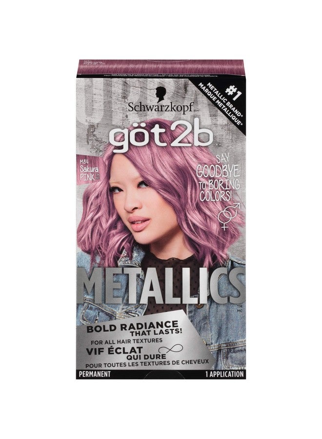 Got2b Metallics Permanent Hair Color M84 Sakura Pink - Image 1
