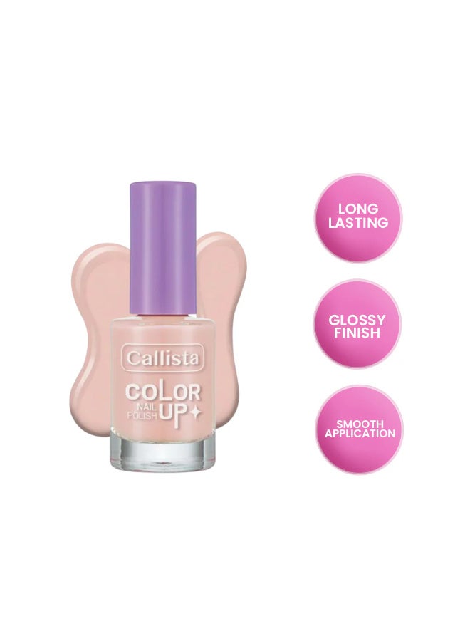 كاليستا طلاء أظافر وردي زاهي طويل الأمد، يجف سريعًا، لامع، مقاوم للتقشر - Image 4