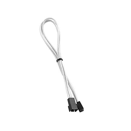 CableMod ModFlex Sleeved 3-pin Fan Cable Extension (White, 30cm) - Image 5