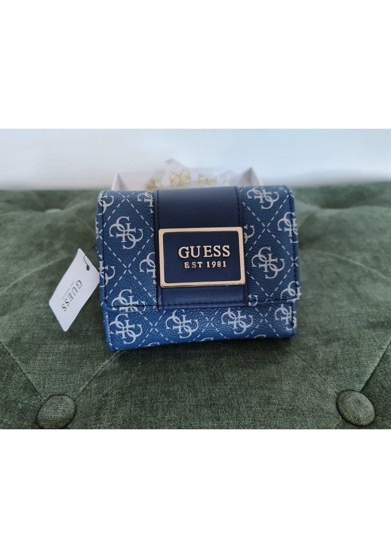GUESS - Tyren Petite Trifold Wallet For Women Blue - Image 1