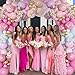 NUTTYBASH Light Pink and Blue Balloon Arch Kit Princess Gold Pink Rose Orange Balloon Garland Kit for Wedding Birthday Baby Shower Gender Reveal Bridal Decorations - Image 4