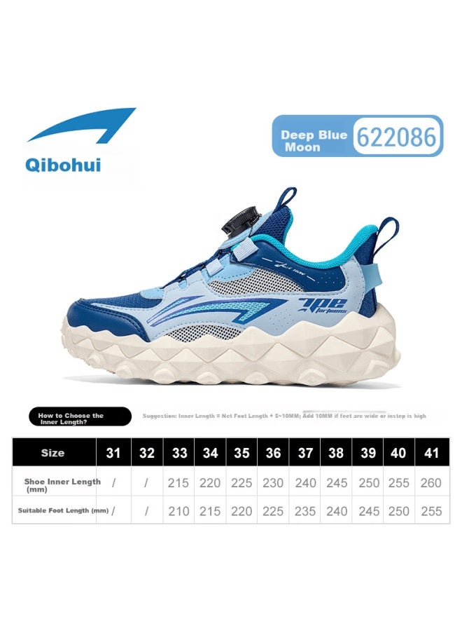 7-pe Boys' Mesh Breathable Sports Shoes Spring New Lightweight Cushioned Kids' Casual Shoes - Image 4