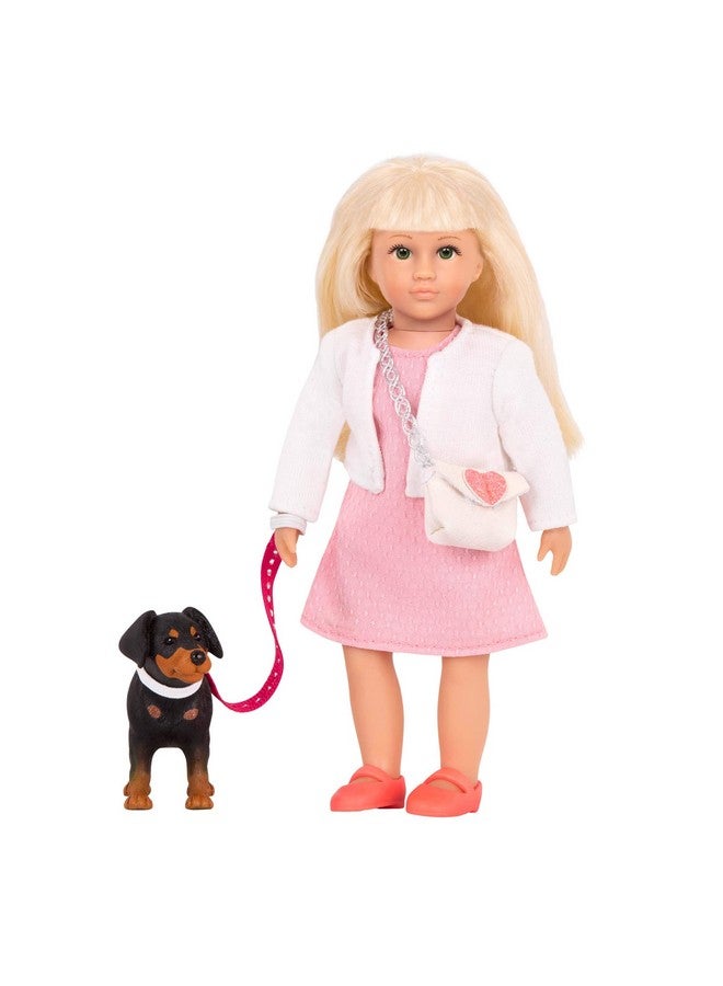 Lori - Mini Doll & Toy Dog - 6-Inch Doll & Pinscher Pup - Play Set with Outfit, Animal & Accessories - Playset for Kids - 3 Years + - Nadine & Nix - Image 1