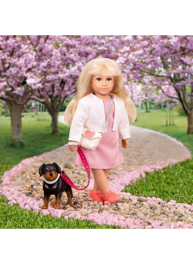 Lori - Mini Doll & Toy Dog - 6-Inch Doll & Pinscher Pup - Play Set with Outfit, Animal & Accessories - Playset for Kids - 3 Years + - Nadine & Nix - Image 3