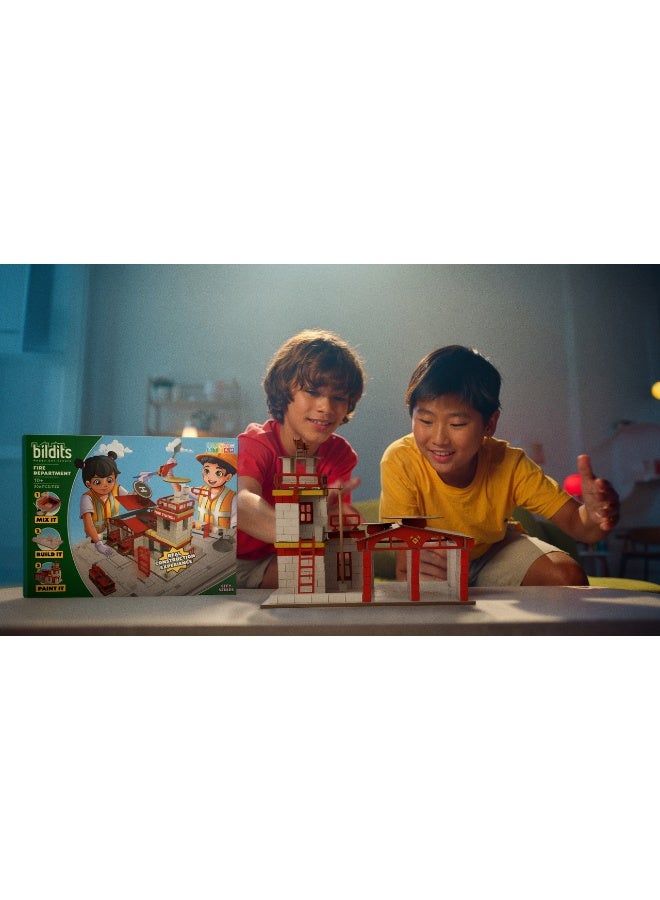 bildits طقم إدارة الإطفاء: المقدمة المثالية للهندسة الواقعية، للأعمار 10+، 303 قطعة - Image 5