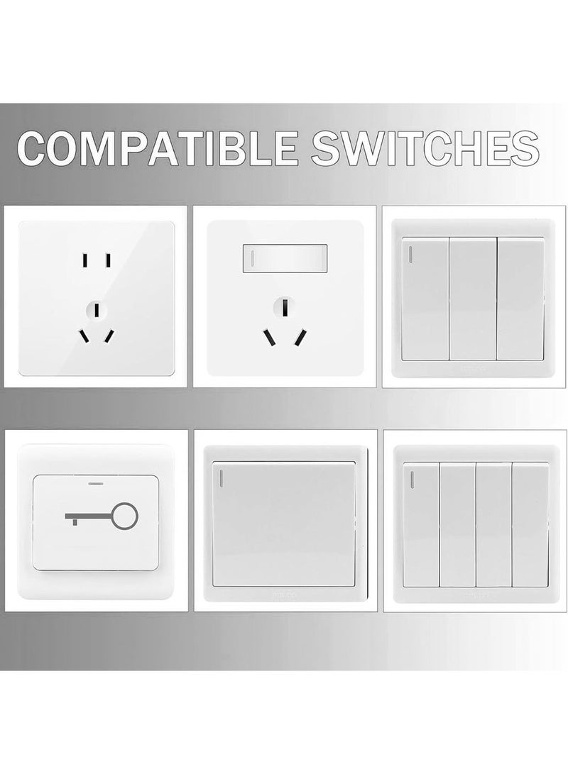 Light Switch Guard Cover, 6Pcs Child Proof Wall Switch Cover, Child Safety Plug Socket Covers, Prevents Accidental Switch Flips by Children and Adults - Image 3