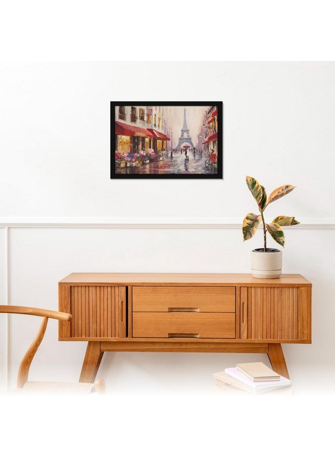 Mad Masters Eiffel Tower Paris Italy Painting Hanging Photo Frame Decorative Item for Living Room, Bedroom, Home Decor and Wall Decoration (MM 1166, 12x18 Inch, Paper, With Plexi Glass) - Image 4