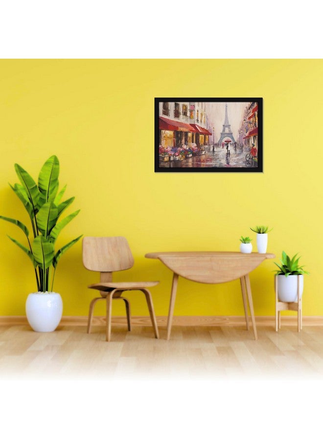 Mad Masters Eiffel Tower Paris Italy Painting Hanging Photo Frame Decorative Item for Living Room, Bedroom, Home Decor and Wall Decoration (MM 1166, 12x18 Inch, Paper, With Plexi Glass) - Image 5