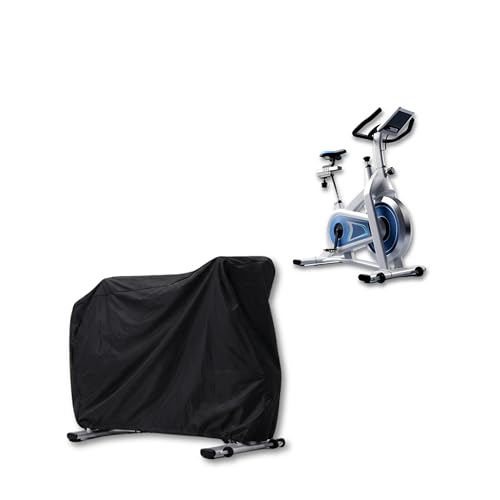 KHOOBREZ Polyvinyl Chloride (Pvc) Waterproof, Indoor And Outdoor Exercise Cycle And Bike Cover Ebc(Black) - Image 1