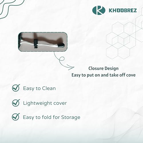 KHOOBREZ Polyvinyl Chloride (Pvc) Waterproof, Indoor And Outdoor Exercise Cycle And Bike Cover Ebc(Black) - Image 4