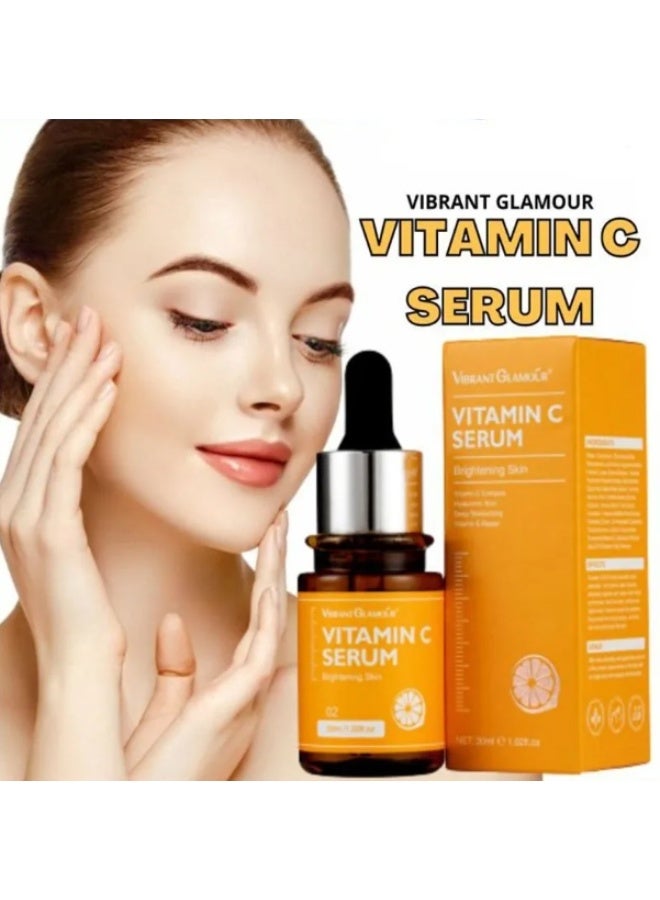 Vibrant Glamour Vitamin C Serum 30ml Face Serum Brightening Hydrating Anti Aging Moisturizer Dark Spot Remover Skin Care for Women and Men - Image 2