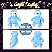 Hopearl LED Musical Plush Sloth Light up Stuffed Animal Three Toed Sloth Floppy Night Lights Glow in The Dark Birthday Festival for Kids Toddlers Blue 125 - Image 4