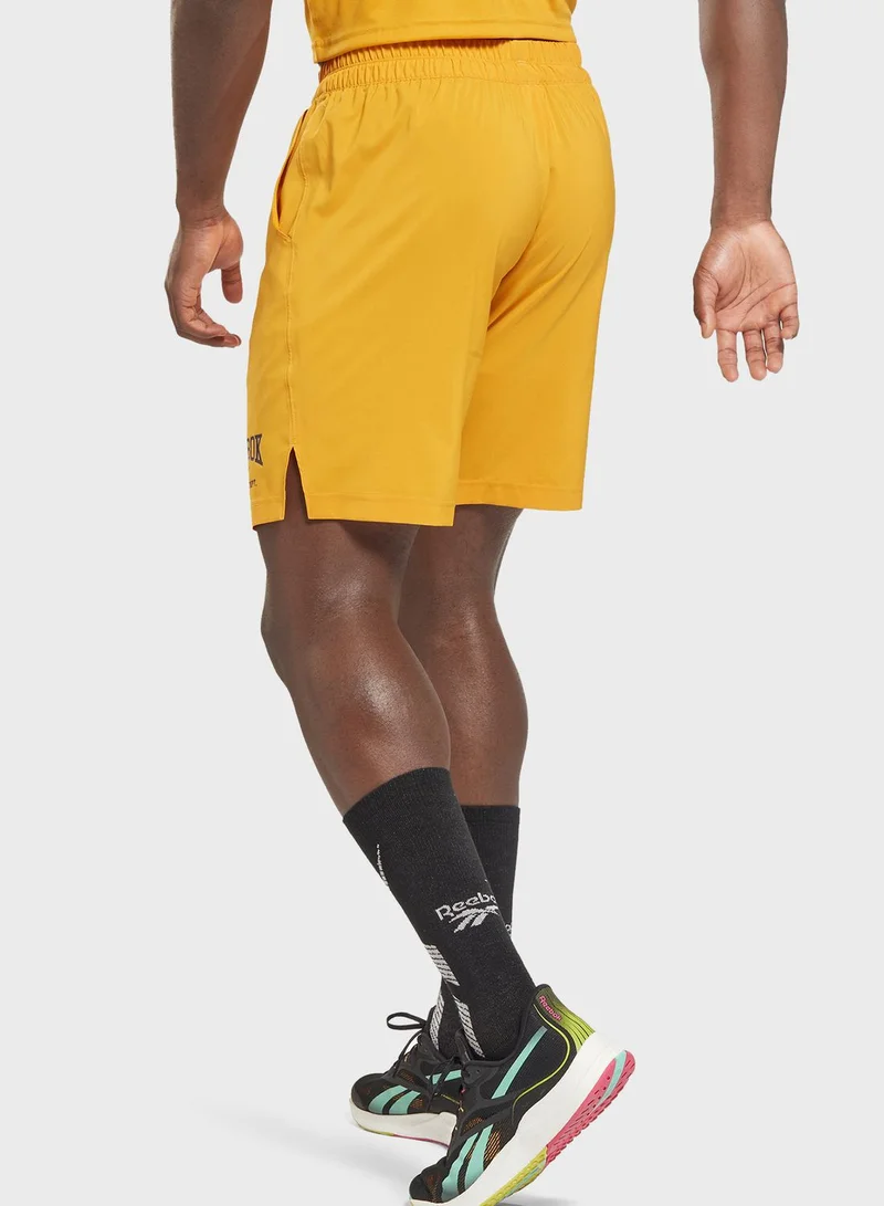 Reebok Workout Ready Graphic Woven Shorts