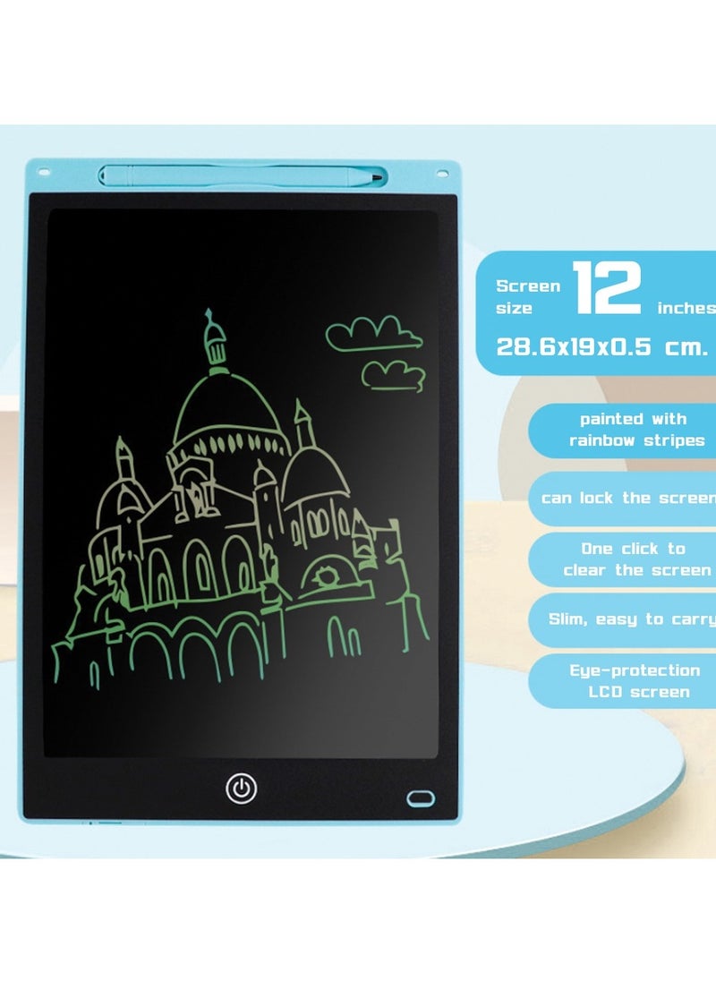 Generic 12 Inch LCD Reading Writing, Erasable Drawing Tablet, Suitable for Children to Improve Writing and Drawing Skills  - Image 2