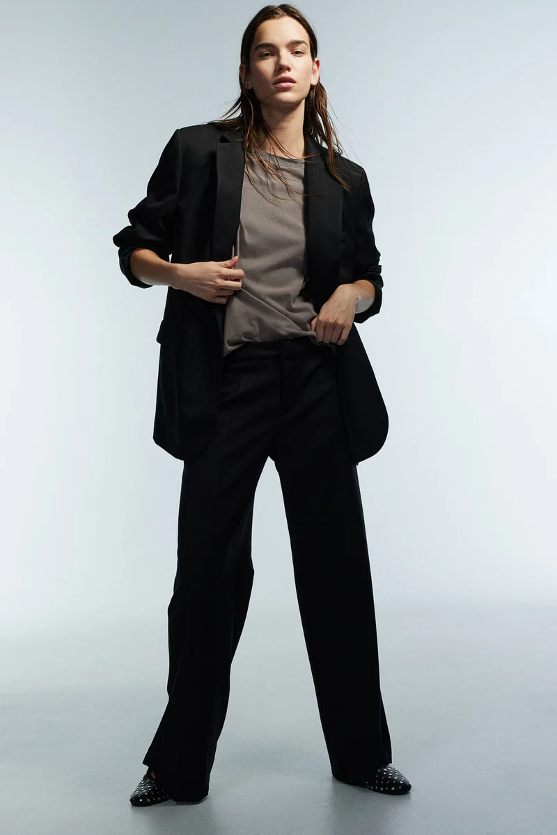 اتش اند ام بنطلون بقصّة عريضة