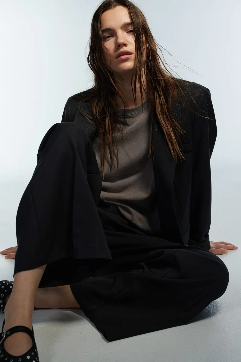 اتش اند ام بنطلون بقصّة عريضة