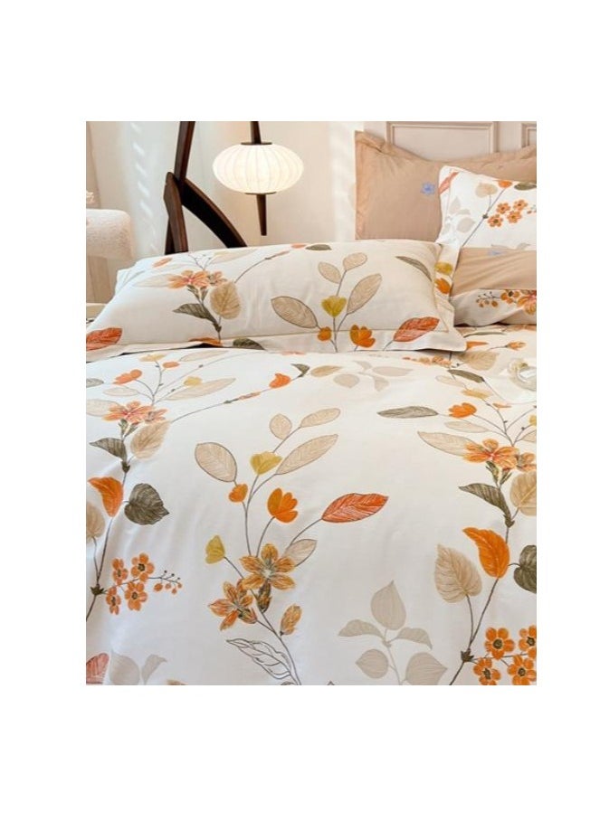 Generic Bed Sheet Style — French High-End 60 Thread Pure Cotton Embroidered Bedding Four Piece Set  - Image 4