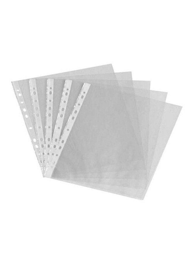 Yassin U-Shape Sheet Protector 11 Holes 40 Micron A4 - 50 pcs 