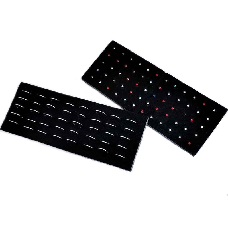 Tornito 100Pcs Stainless Steel Bone Nose Stud Hoop Nose Rings Set Multicolor Cubic Zirconia Body Nose Piercing Pin Jewelry 1.5mm 22G - Image 5