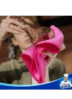 Mr Siga MR.SIGA Microfiber Cleaning Cloth,Pack of 12,Size:12.6" x 12.6"  - Image 3