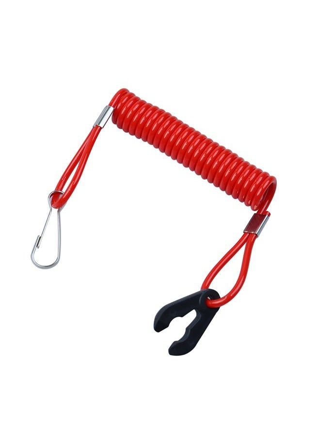 YMHHefy Boat Safety Kill Stop Switch Connector Lanyard Compatible for Yamaha Suzuki Honda Tohatsu Hidea - Image 3