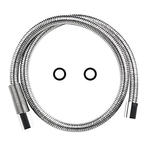 TNROTED 60 Inch Commercial Pre Rinse Sprayer Hose 142 GPM Pre Rinse Faucet Hose for Kitchen Sink Faucet Flexible Stainless Commercial Kitchen Dish Spray Hose Replacement Kit - Image 1