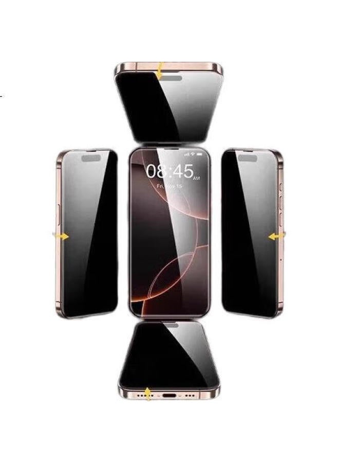 Divi [2-Pack Value Pack] Privacy Screen Protector For Iphone 15 Pro, 360° Anti-Peeping Tempered Glass Film, Shatterproof, Anti-Fingerprint, Anti-Spy, Privacy Protection - Image 1