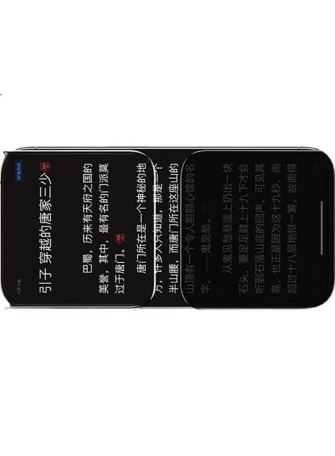 Divi [2-Pack Value Pack] Privacy Screen Protector For Iphone 15 Pro, 360° Anti-Peeping Tempered Glass Film, Shatterproof, Anti-Fingerprint, Anti-Spy, Privacy Protection - Image 2