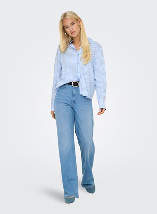 ONLY ONLY Womens Berit Life Longsleeve Shirt Woven  - Image 3