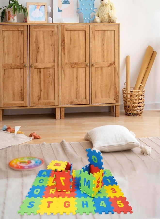 FLASH N FAME Alphabet Mat for Kids | 8MM Thick EVA Foam Puzzle Tiles | ABC Interlocking Educational Play Mat for Toddlers & Babies - Image 2