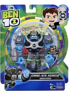 BEN 10 Action Figures Omni-Kix Armor Shock Rock  - Image 2