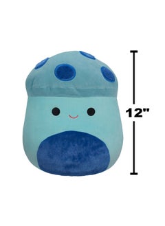 Squishmallows 12 inch Medium Plush Ankur Teal Mushroom with Blue Fuzzy Spots and Belly Officially Licensed Kellytoy Plush Toy Colorful Soft Gift for Kids Girls & Boys Washable Squishy Stuff Toy Multicolor All Age  - Image 4