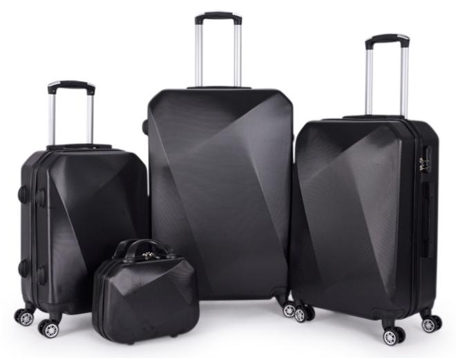 LIMRA Travel bags from limra 4-piece set Black - Image 1