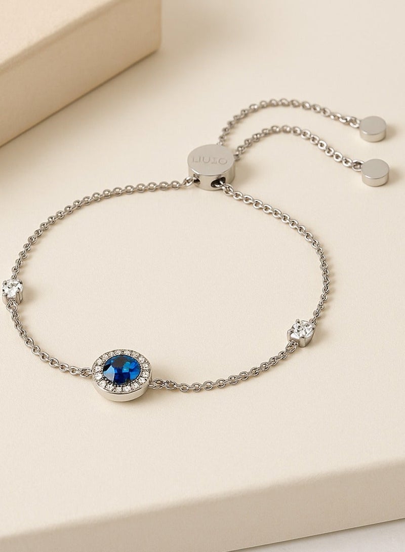 Liu Jo Celestia Silver Bracelet - Blue - LJ2265 - Image 2