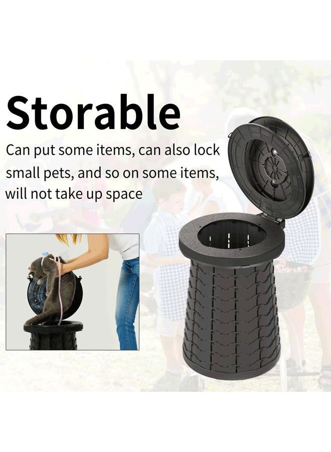 LOCYOP Portable Toilet for Camping Portable Folding Toilet with Carry Bag, Retractable Travel Toilet Foldable Stool Camping Toilet for Adults Kids, Height Adjustable & Sturdy Capacity 880 Lbs - Image 2